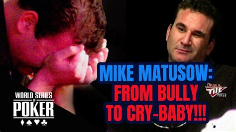 The Epic Downfall of Mike Matusow in the 2004 WSOP Main Event.